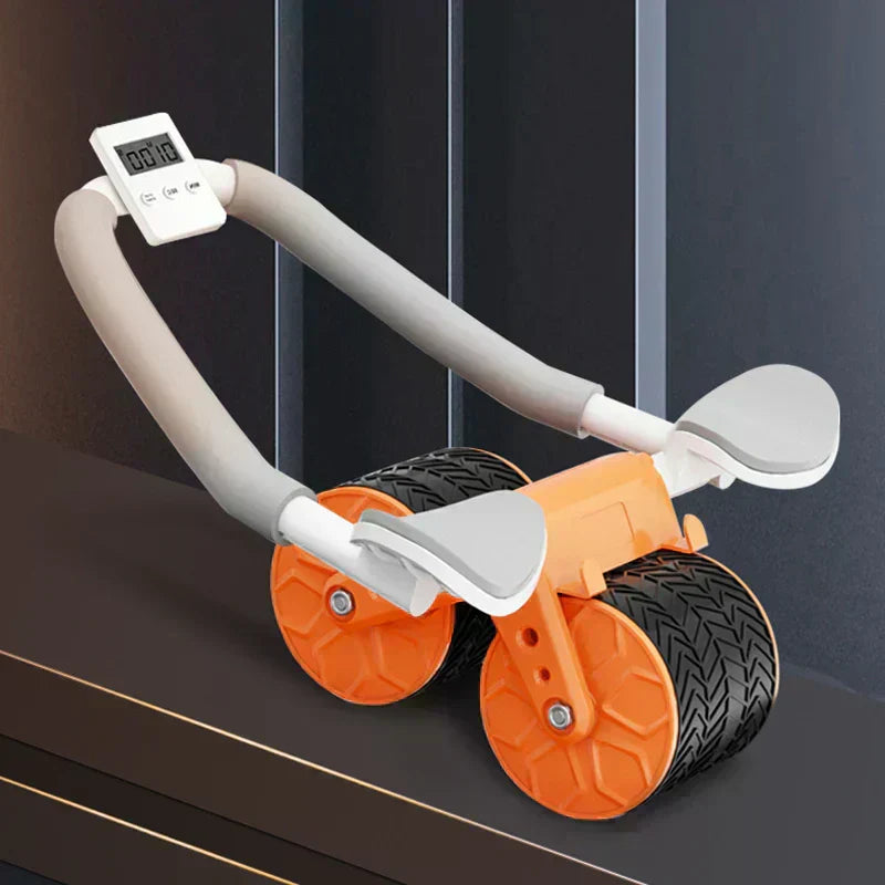 Power Core Ab Roller Kit – Home Gym Fitness Wheel with Digital Timer