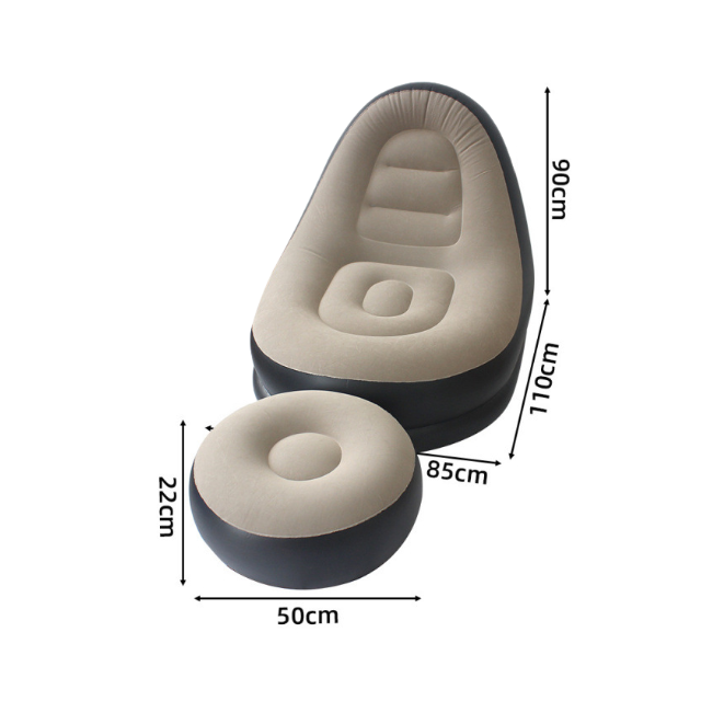 Portable Inflatable Sofa Chair – Foldable Air Lounger for Indoor & Outdoor Relaxation