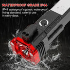 High-Brightness LED Flashlight | Power Bank & Safety Hammer