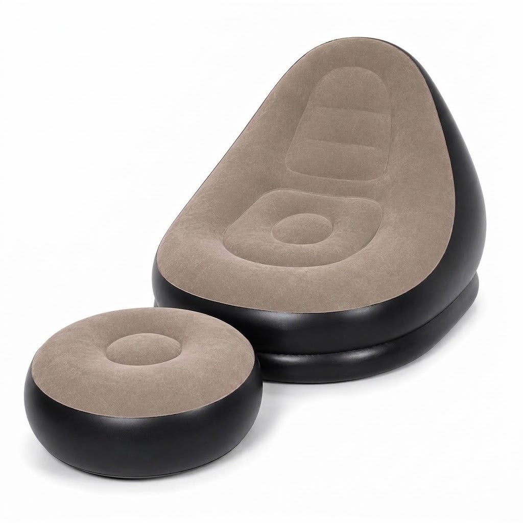 Portable Inflatable Sofa Chair – Foldable Air Lounger for Indoor & Outdoor Relaxation