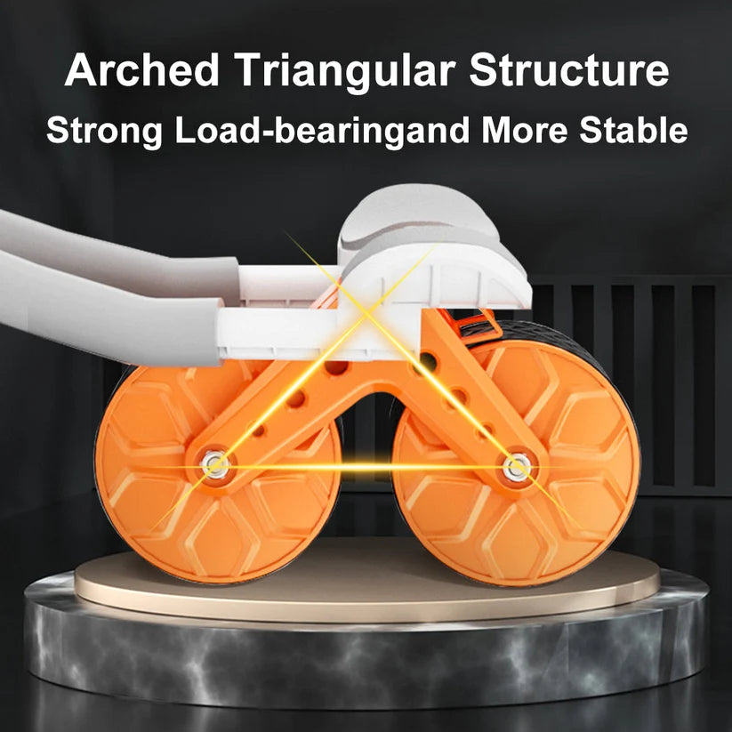 Power Core Ab Roller Kit – Home Gym Fitness Wheel with Digital Timer