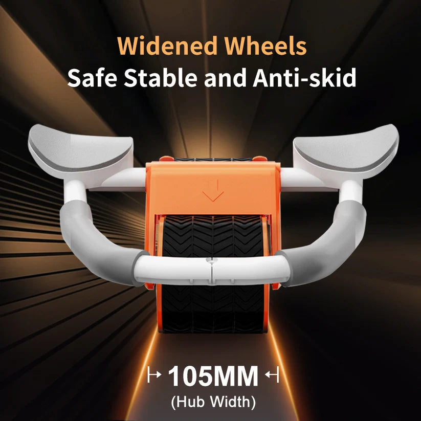 Power Core Ab Roller Kit – Home Gym Fitness Wheel with Digital Timer